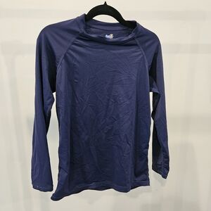 Long Sleeve Navy Blue Shirt